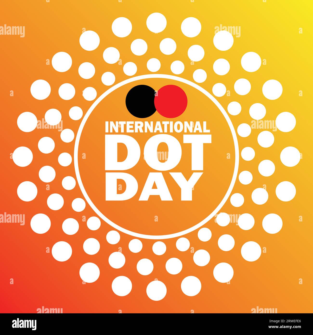 International Dot Day Vector illustration. Holiday concept. Template