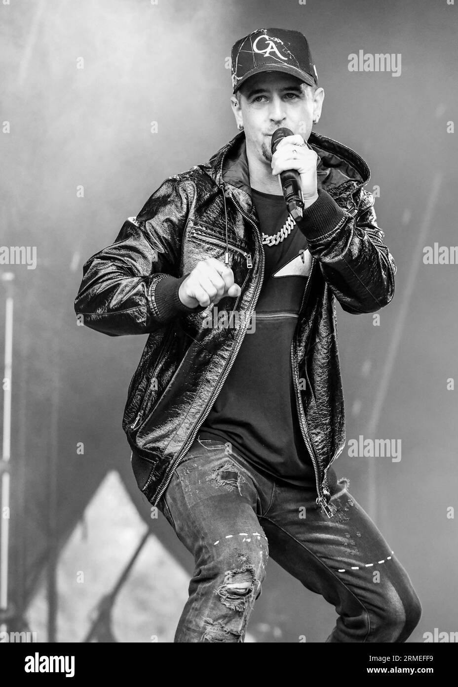 Derby, United Kingdom. 25 August, 2023. Derby Ultimate 90s Festival at Darley Park.  Caption: EAST 17  Credit: Picture: Mark Dunn/Alamy Live News (Entertainment) Stock Photo