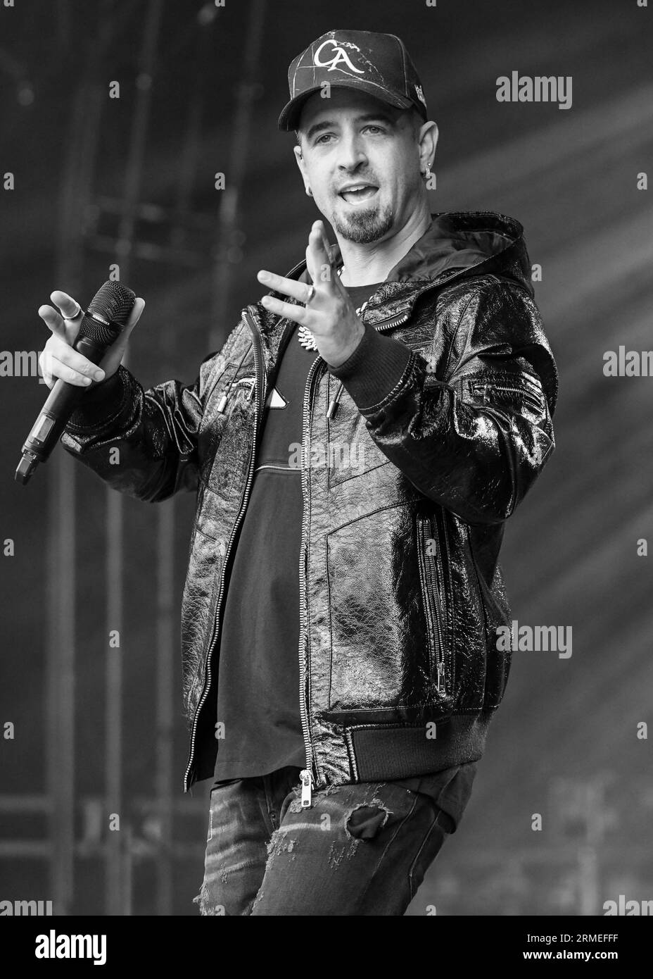 Derby, United Kingdom. 25 August, 2023. Derby Ultimate 90s Festival at Darley Park.  Caption: East 17  Credit: Picture: Mark Dunn/Alamy Live News (Entertainment) Stock Photo