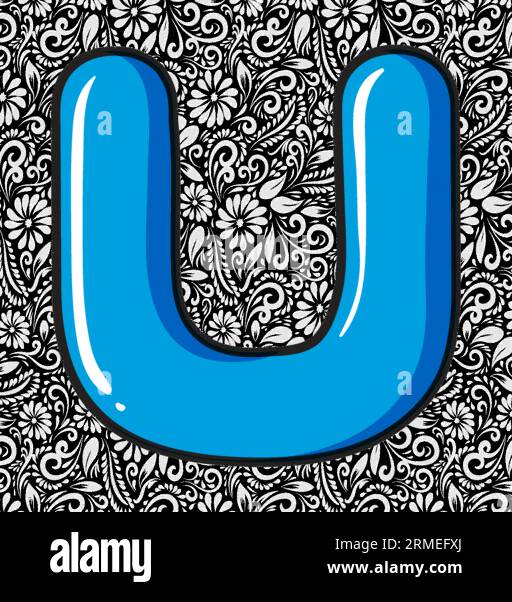 Alphabet Capital Letter U , Alphabet Letter Design, Alphabet Letter ...