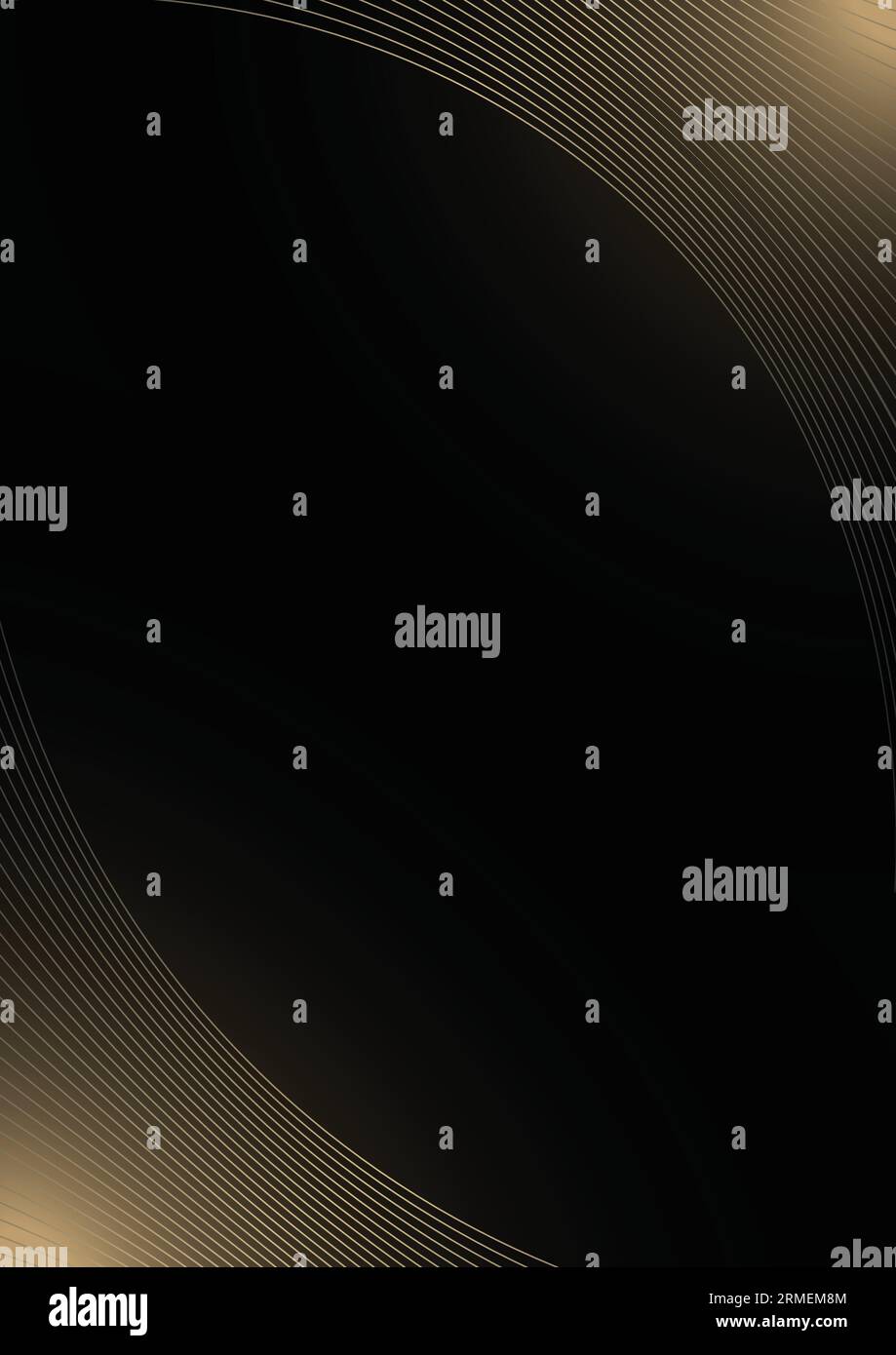 luxury abstract vector background with golden circles Stock Vector