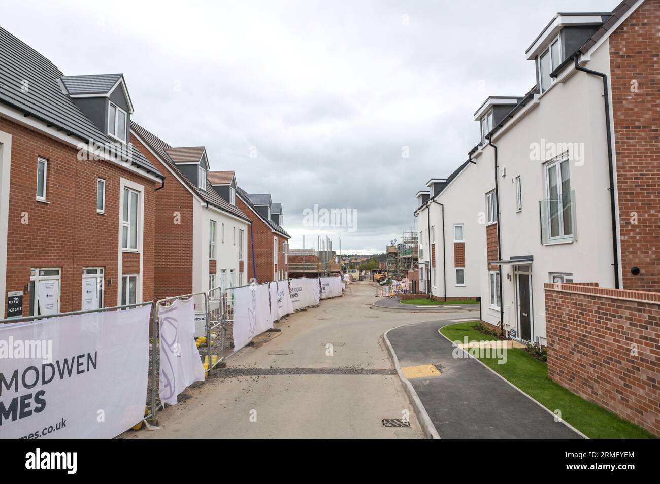 Longbridge, 28 August 2023 New housing estates continue to be built