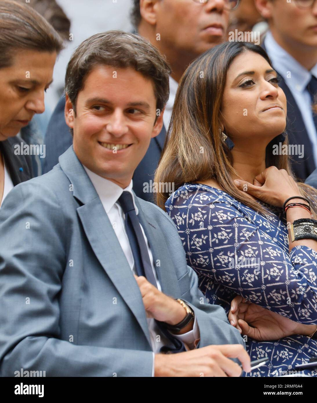 Paris, France. 28th Aug, 2023. French Education and Youth Minister