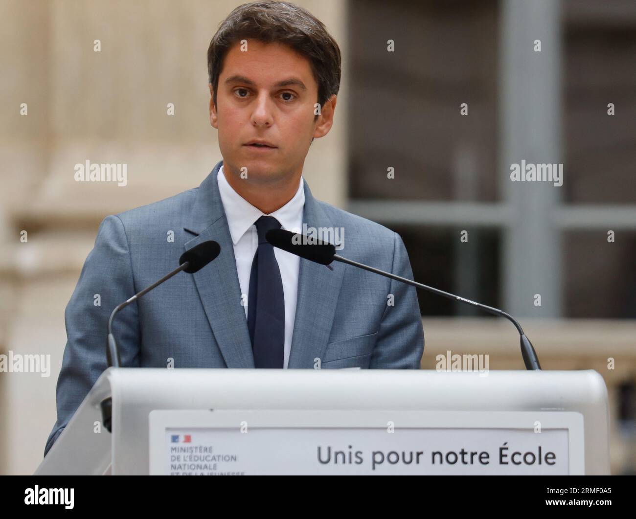 Gabriel Attal baccalauréat announcement press conference The Competitor Chessboard: Who Wins, Who Loses?