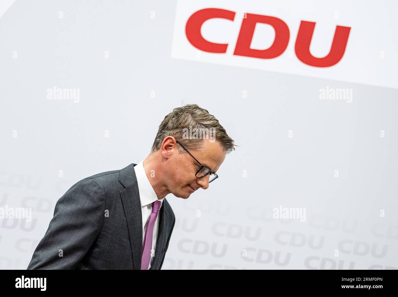 Berlin, Germany. 28th Aug, 2023. Carsten Linnemann, CDU Secretary ...