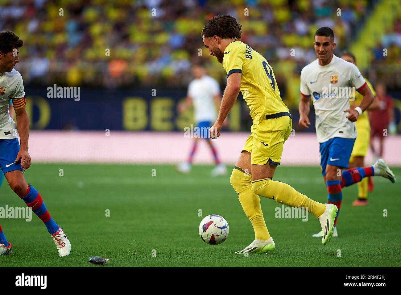 Goal Celebration Alex Baena of Villarreal CF, Alexander Sorloth of  Villarreal CF in action during the La Liga EA Sport Regular Season Round 3  on augus Stock Photo - Alamy