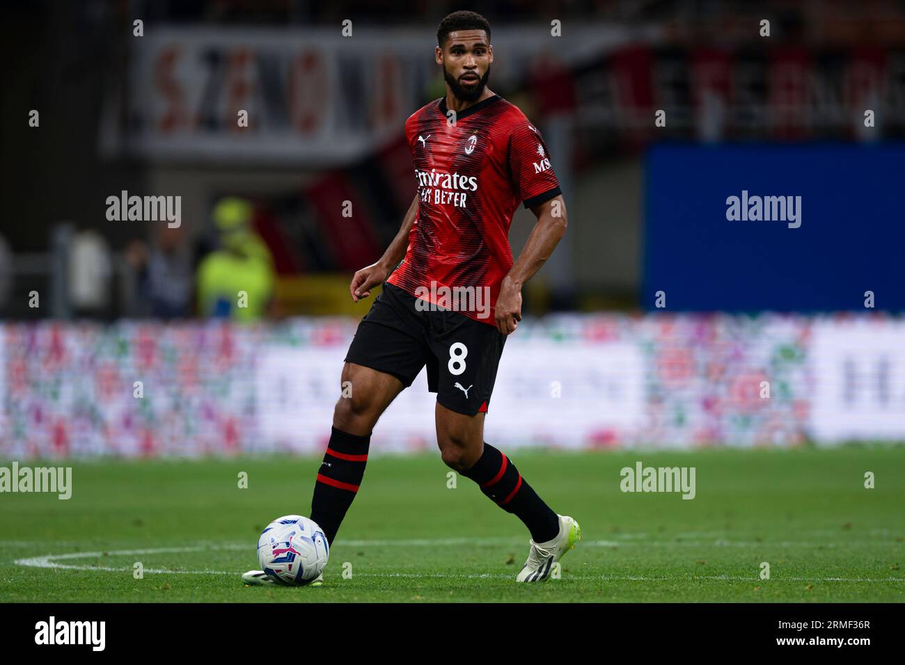 Ruben Loftus-Cheek of AC Milan in action during the Serie A football ...