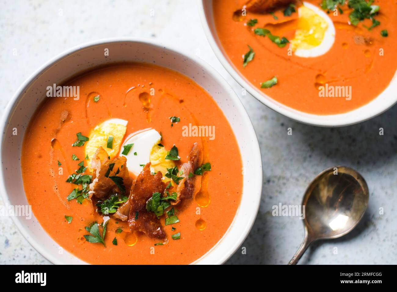 This image released by Milk Street shows a recipe for Andalusian tomato
