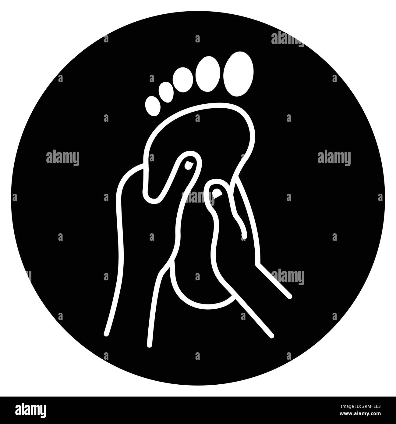 podiatry vector icon illustration, foot care vector illustration, foot