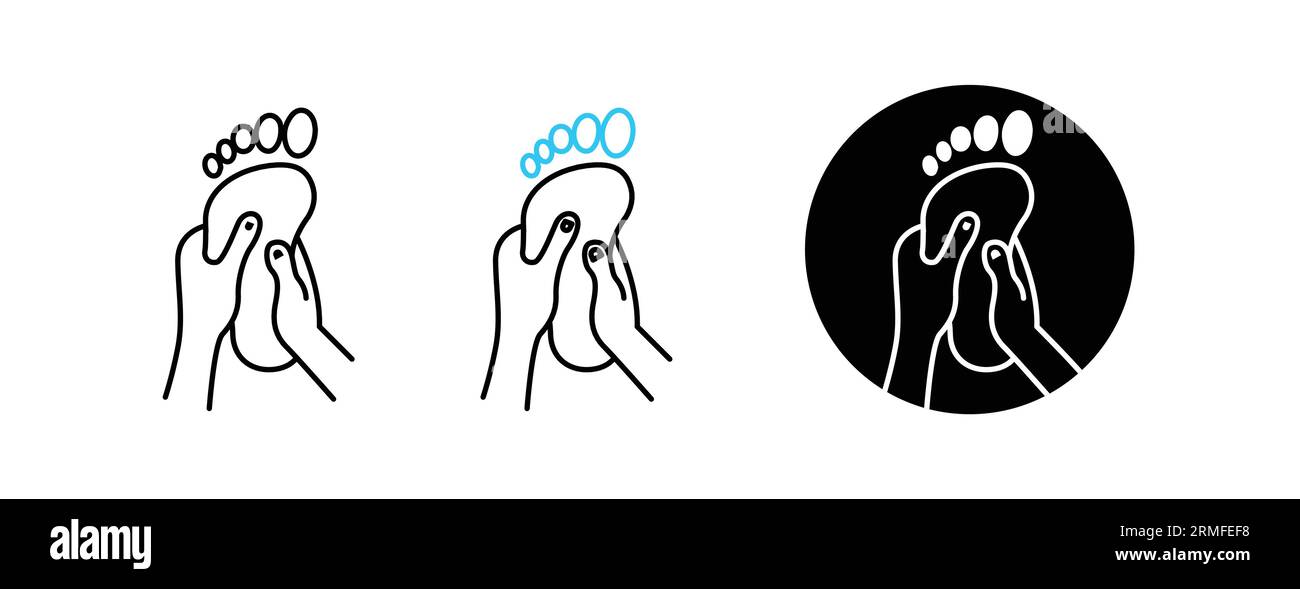 podiatry vector icon illustration, foot care vector illustration, foot