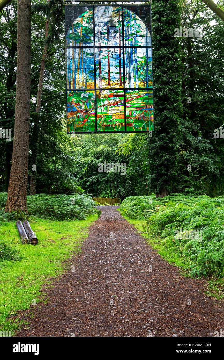 The Cathedral, Sculpture Trail, Forest of Dean, Gloucestershire Stock
