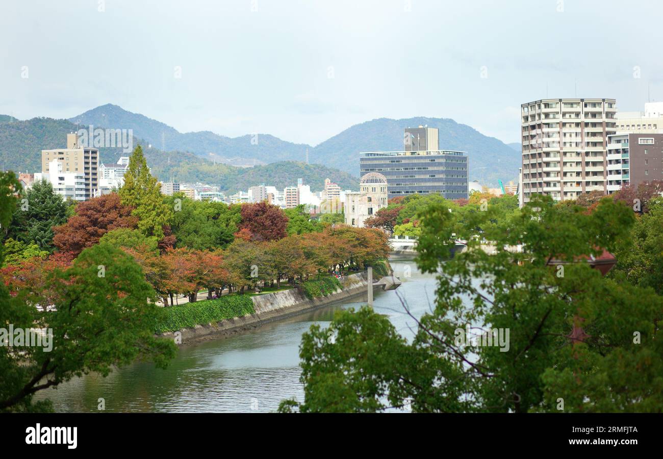 The Atomic Dome, former Hiroshima Industrial Promotion Hall, destroyed by the first Atomic bomb