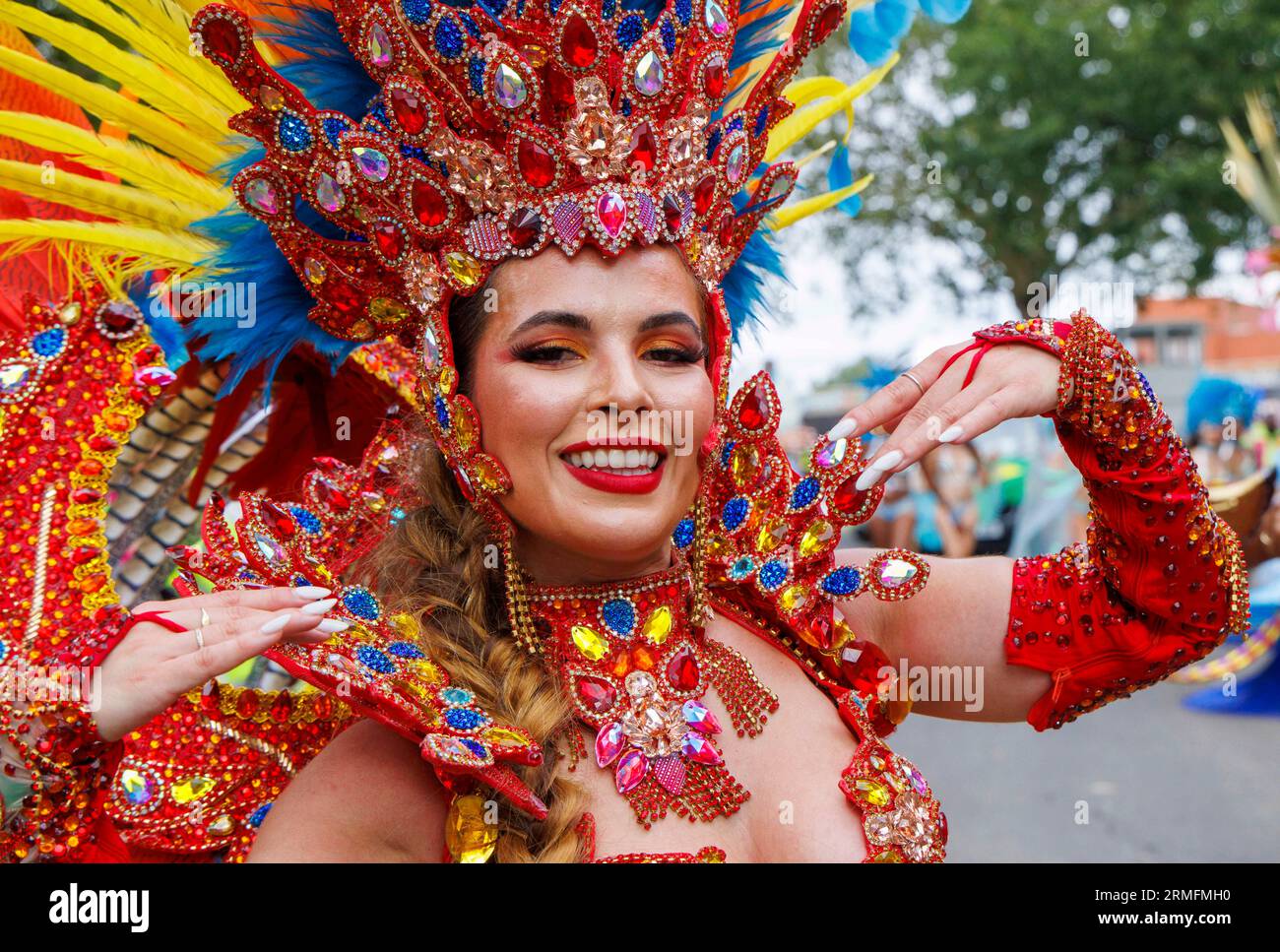 London UK 28th Aug 2023 Adults Day At The Notting Hill Carnival london-uk-28th-aug-2023-adults-day-at-the-notting-hill-carnival