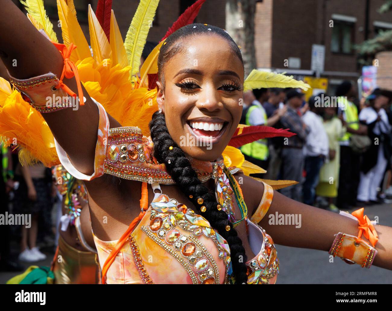 London UK 28th Aug 2023 Adults Day At The Notting Hill Carnival london-uk-28th-aug-2023-adults-day-at-the-notting-hill-carnival