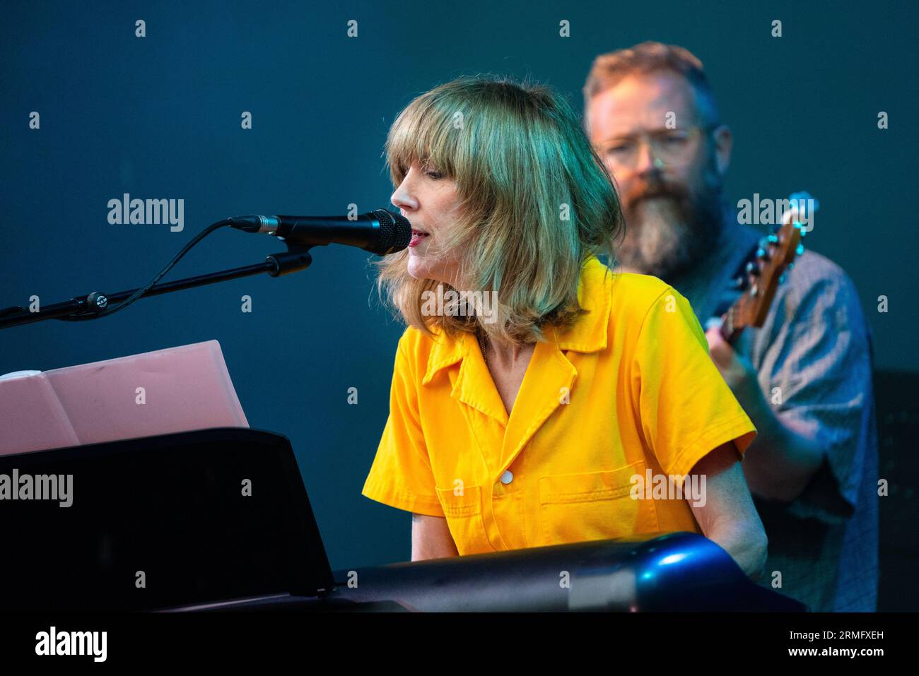 Beth Orton playing the Mountain Stage at Green Man Festival in Wales, UK, August 2023. Photo