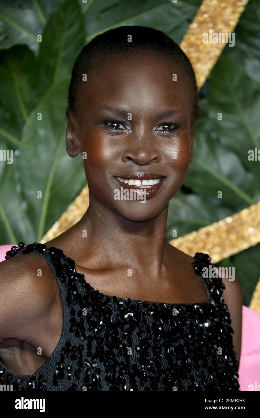 Alek Wek attends the Fashion Awards at the Royal Albert Hall in London ...