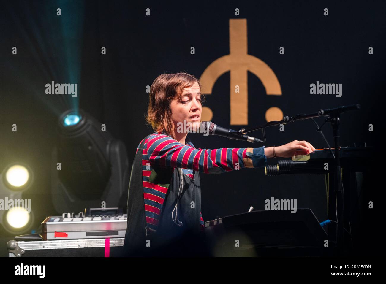 Salami Rose Joe Louis Lindsay Olsen plays the Wallled Garden at Green Man Festival in Wales