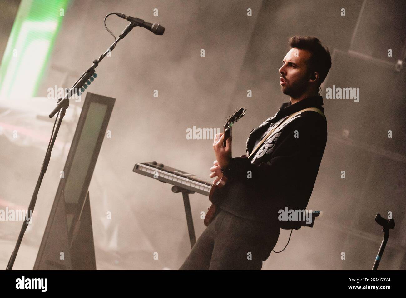 Leeds, UK. 27th Aug, 2023. Nothing But Thieves perform at Leeds Festival. Credit: Thomas Jackson/Alamy Live News Stock Photo