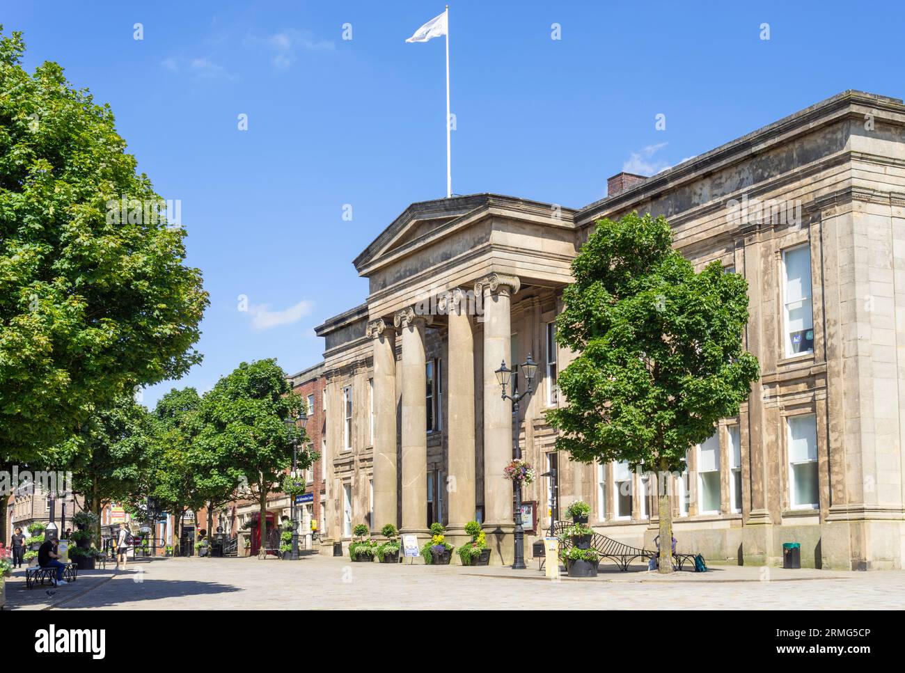 Macclesfield Town Hall in Macclesfield Market place Cheshire East England UK GB Europe Stock Photo