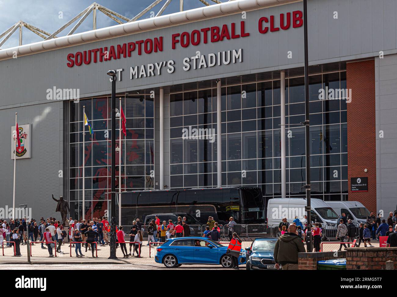 St. Mary's Stadium, Southampton Football Club,  Hampshire, England, UK. Stock Photo