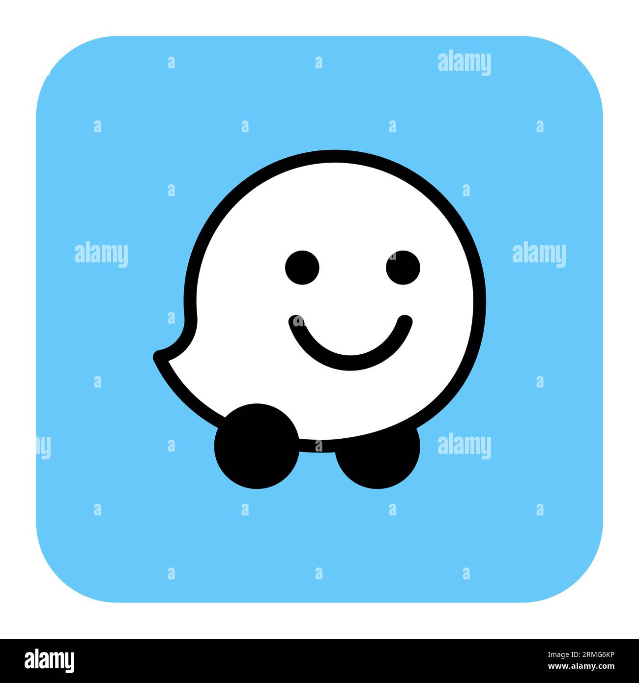 Waze icon. Design can use for web and mobile app. Vector illustration Stock Vector