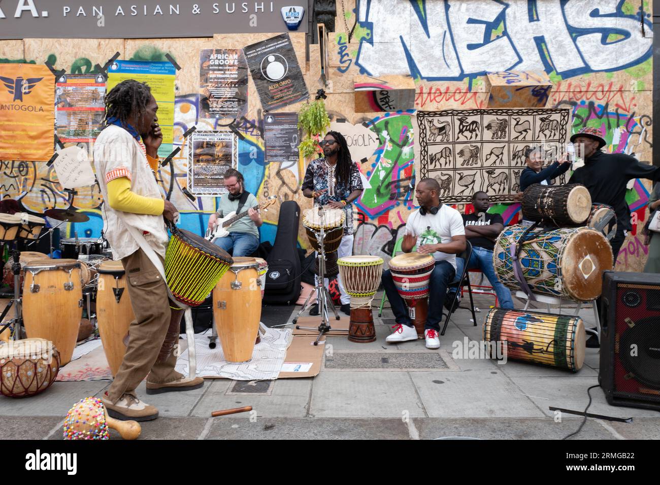 London, UK. 28th Aug, 2023. The Notting Hill Carnival, the annual celebration of Afro-Caribbean culture. Stock Photo
