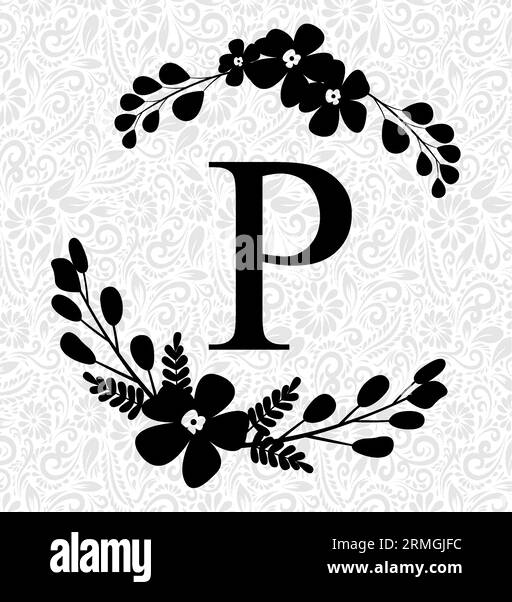 Letter P Lettering Design Alphabet Letter P, Alphabet Letter Design, Alphabet Letter illustration ...