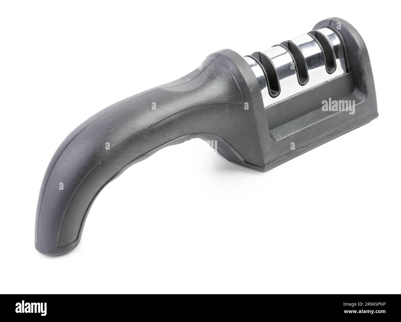 Manual knife sharpener isolated on white background Stock Photo