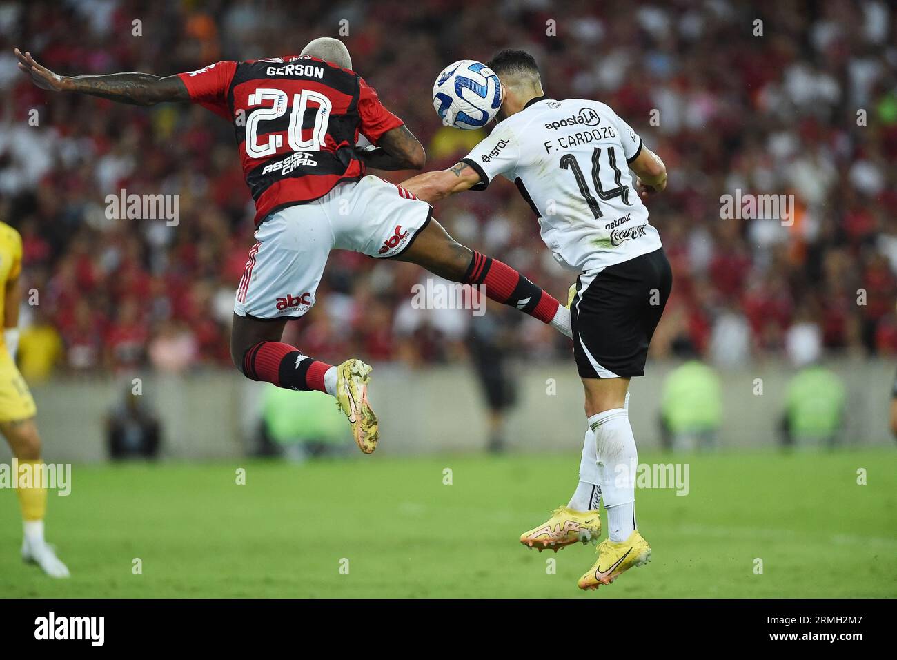 Rio de Janeiro, Brazil, August 3, 2023. Match between Flamengo x Olimpia, for the Libertadores 2023, at the Maracanã stadium in the city of Rio de Jan Stock Photo