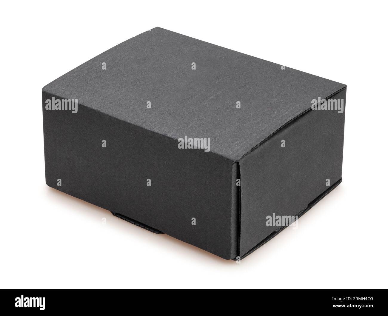 black box path isolated on white Stock Photo