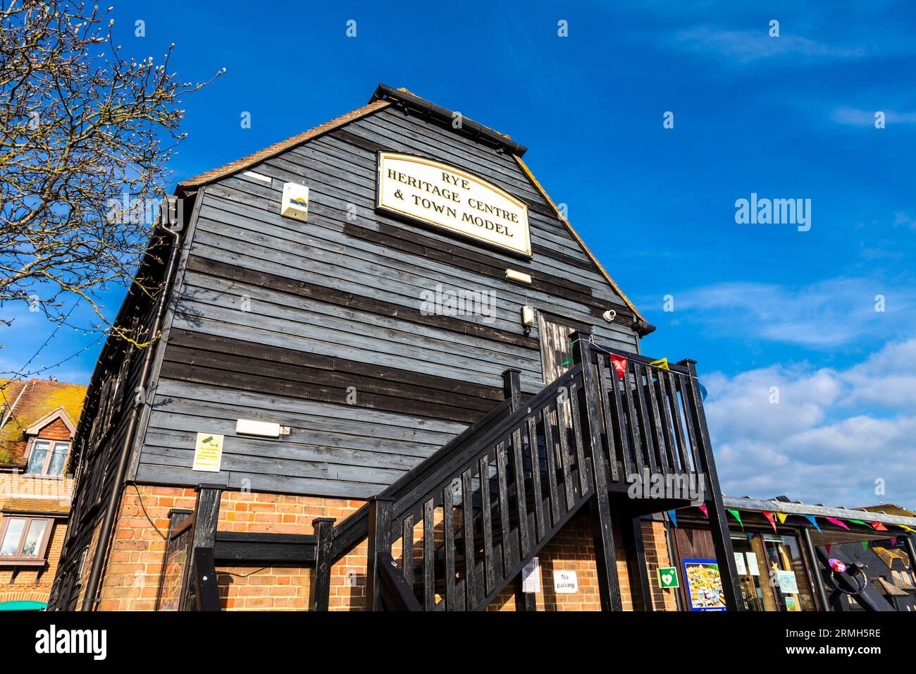Exterior of the Rye Heritage Centre & Town Model in a converted 19th century sail loft, Rye, East Sussex, England Stock Photo