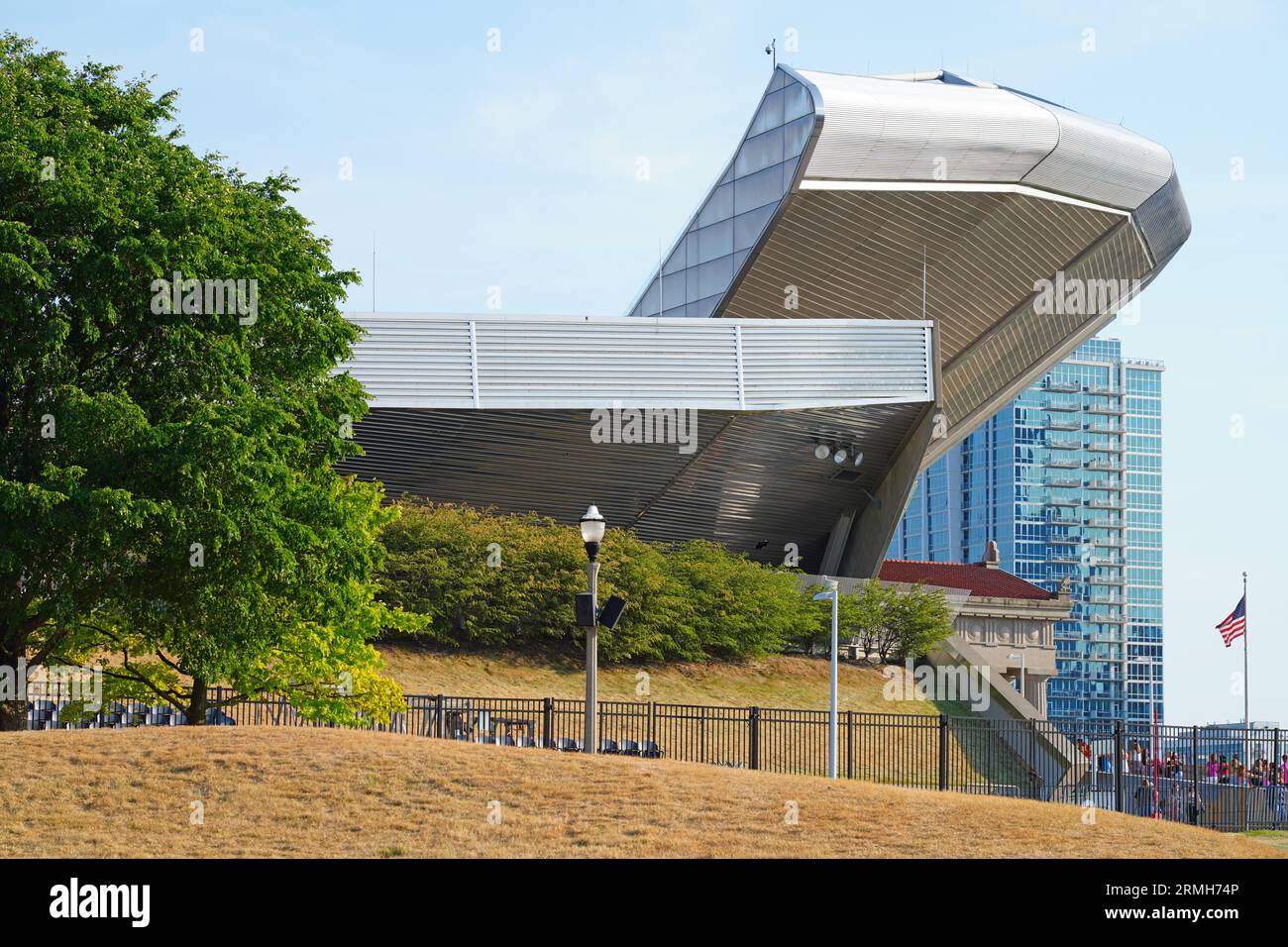 CHICAGO, IL 2 JUNE 2023 View of Swiftie fans dressed up to attend the