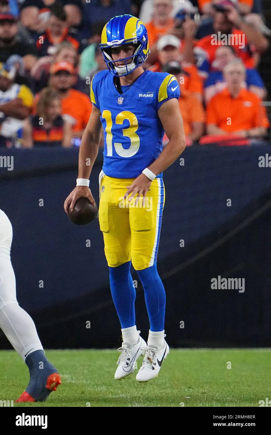 Los Angeles Rams quarterback Stetson (13) against the Denver