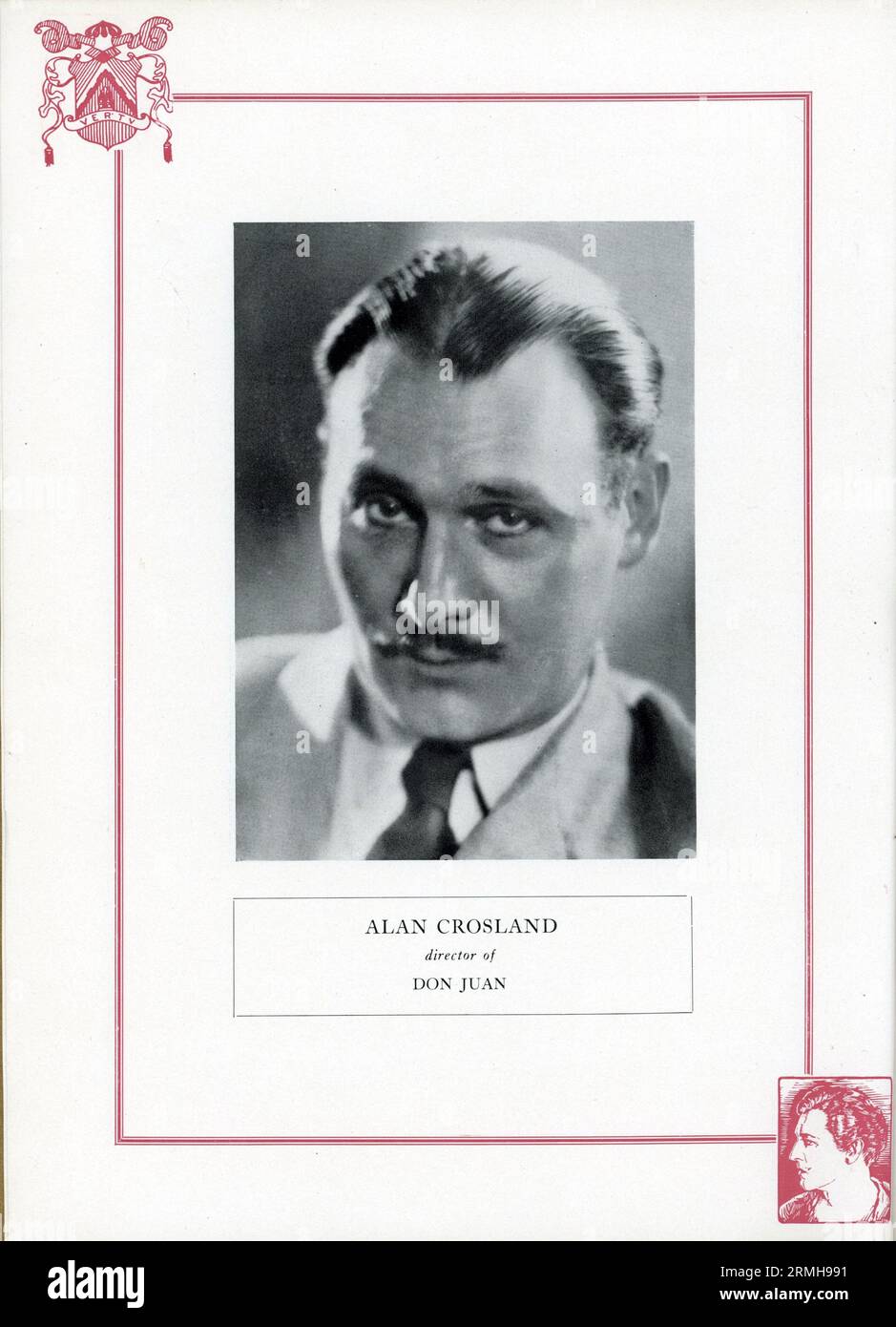 ALAN CROSLAND Director of JOHN BARRYMORE in Don Juan 1926 director ALAN