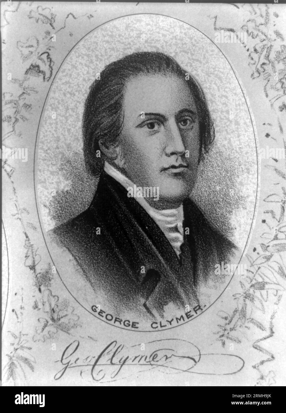 George Clymer (1739 – 1813) American politician and Founding Father of the United States Stock Photo