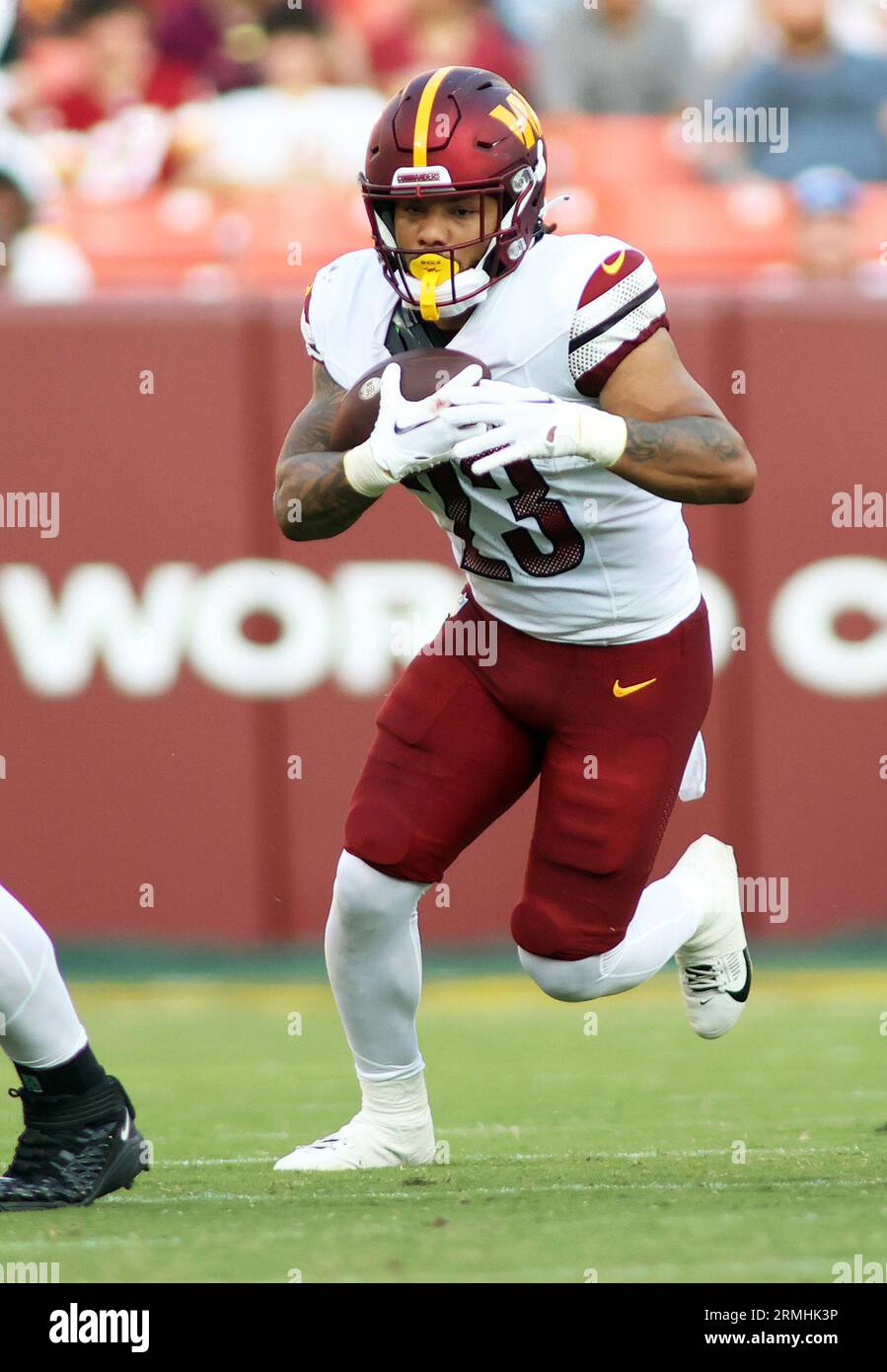 Washington Commanders running back Chris Rodriguez Jr. (23