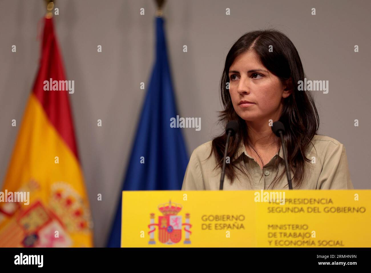 Madrid, Spanien. 28th Aug, 2023. Madrid, Spain; 28.08.2023.- Minister ...