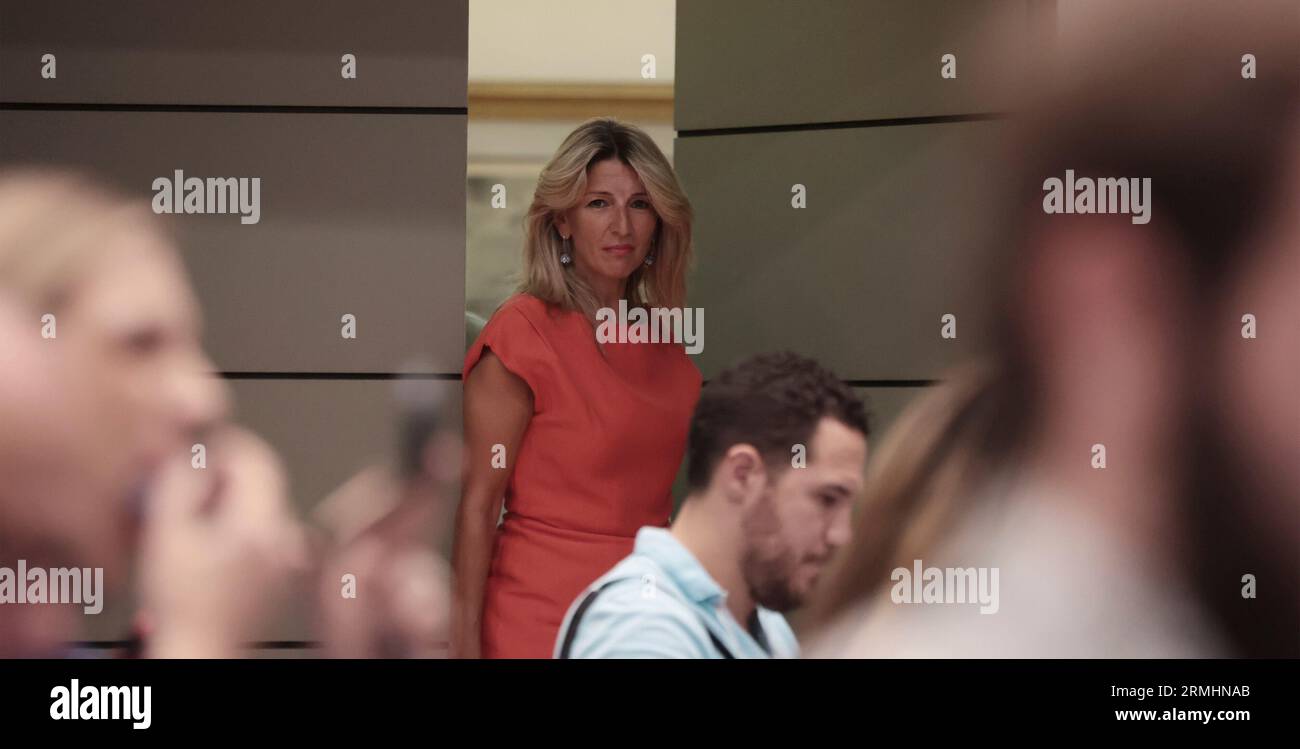 Madrid, Spanien. 28th Aug, 2023. Madrid, Spain; 28.08.2023.- Minister ...