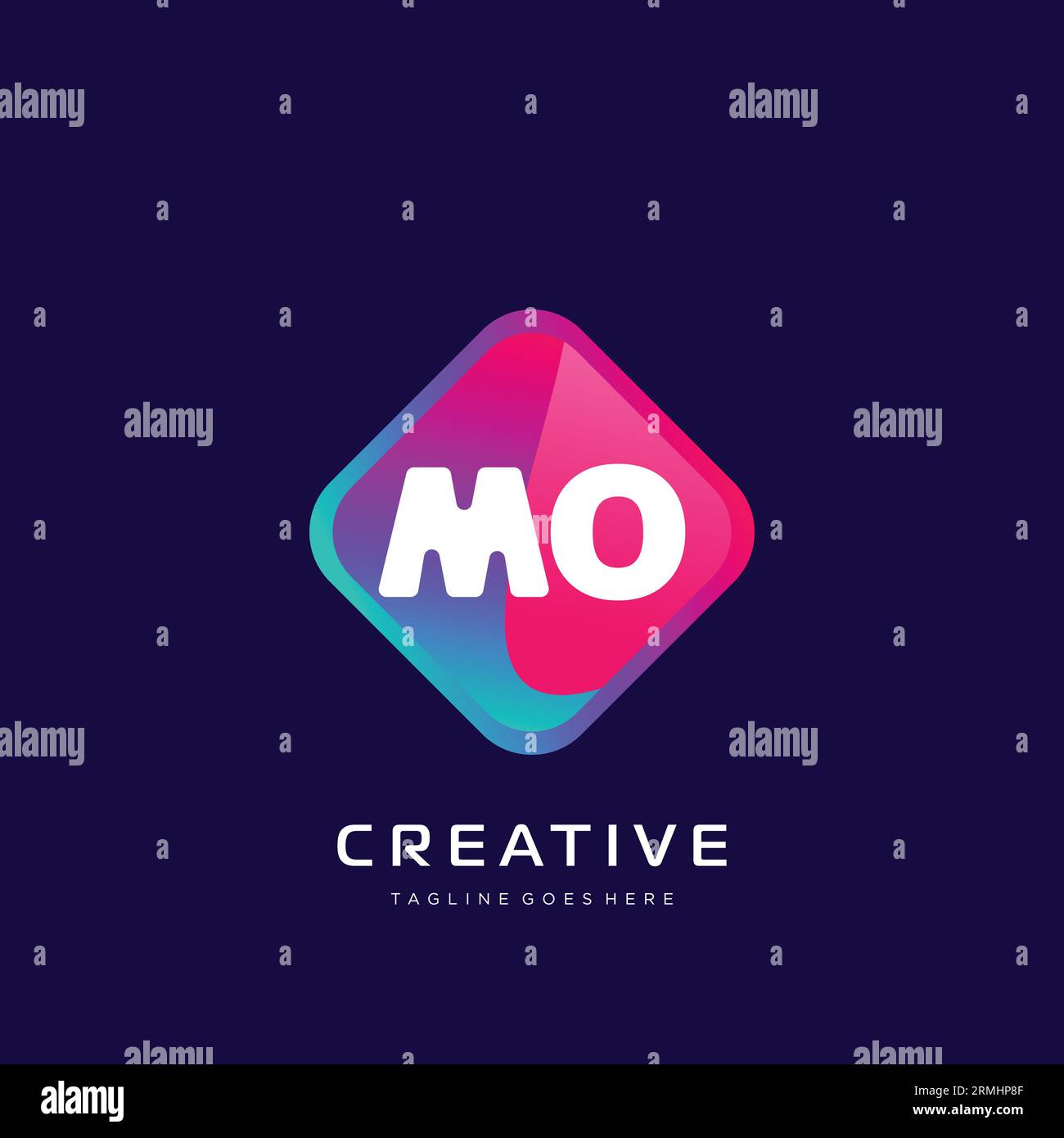 initial logo With Colorful template vector. Stock Vector