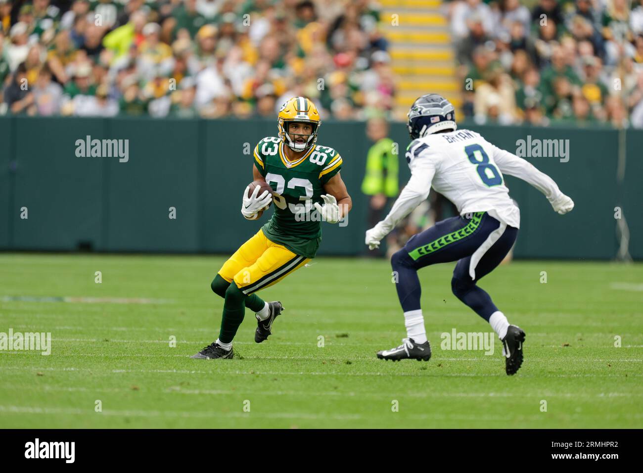 Green Bay Packers wide receiver Samori Toure (83) makes a catch while