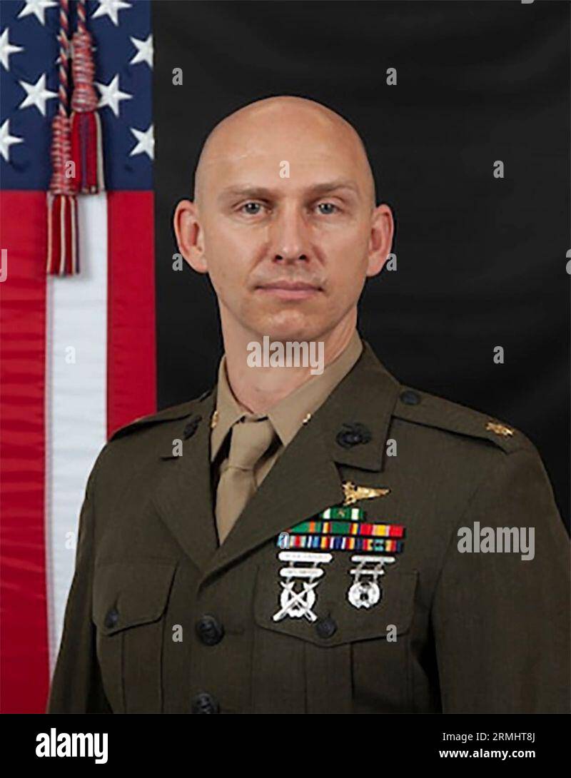 This undated photo provided by U.S. Marines Corps shows Maj. Tobin J