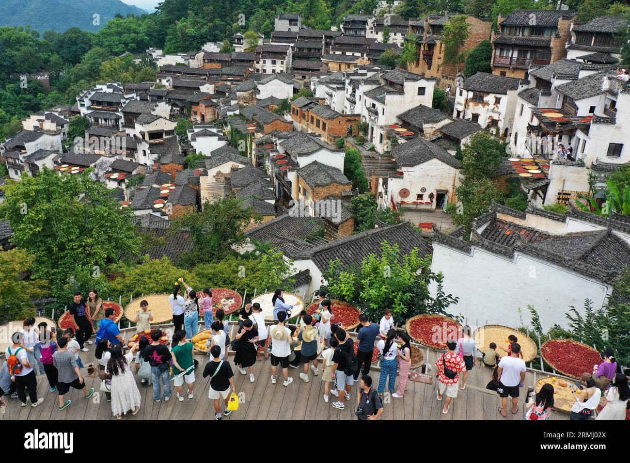 **CHINESE MAINLAND, HONG KONG, MACAU AND TAIWAN OUT** Aerial photo ...
