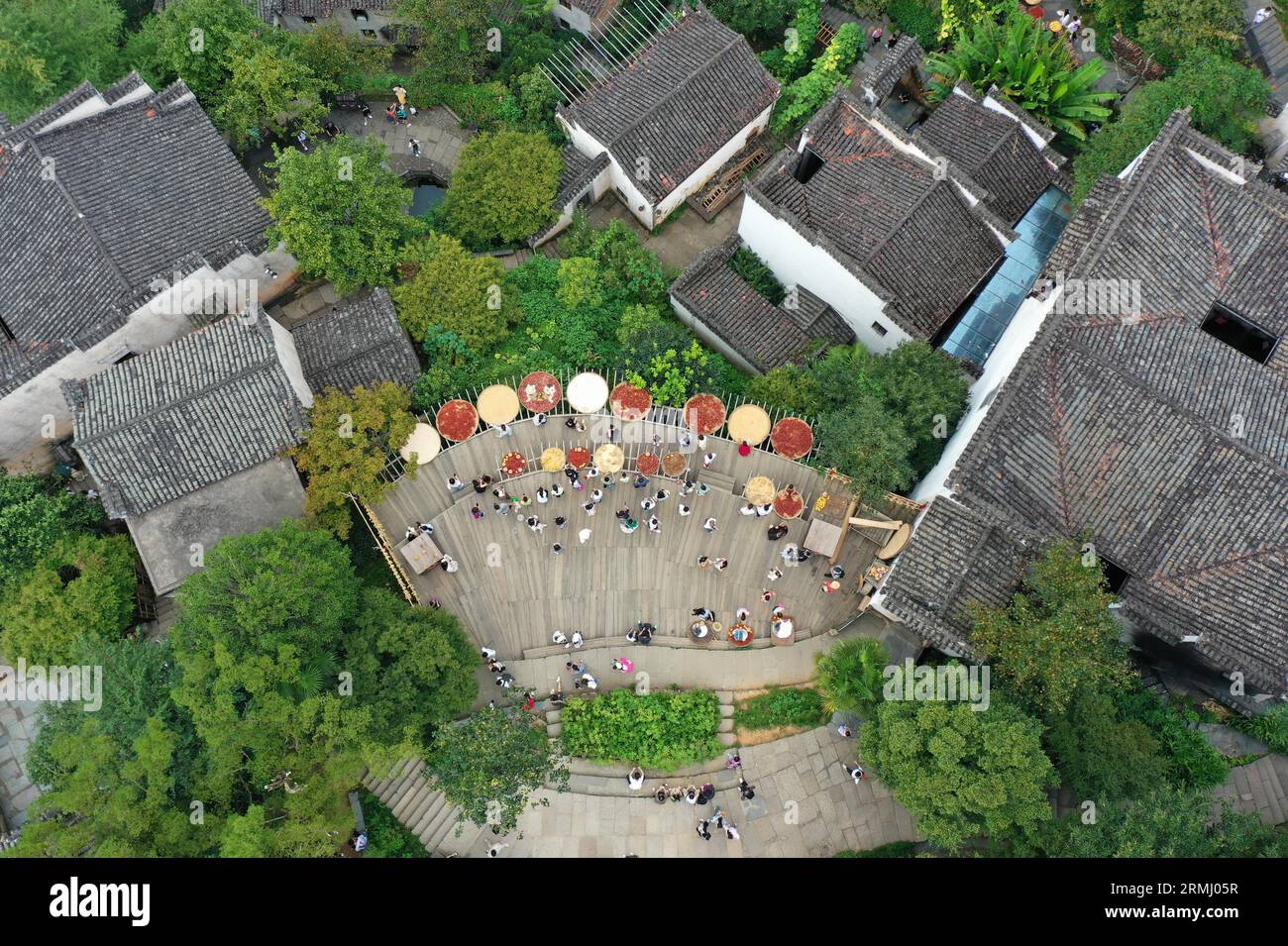 **CHINESE MAINLAND, HONG KONG, MACAU AND TAIWAN OUT** Aerial photo ...