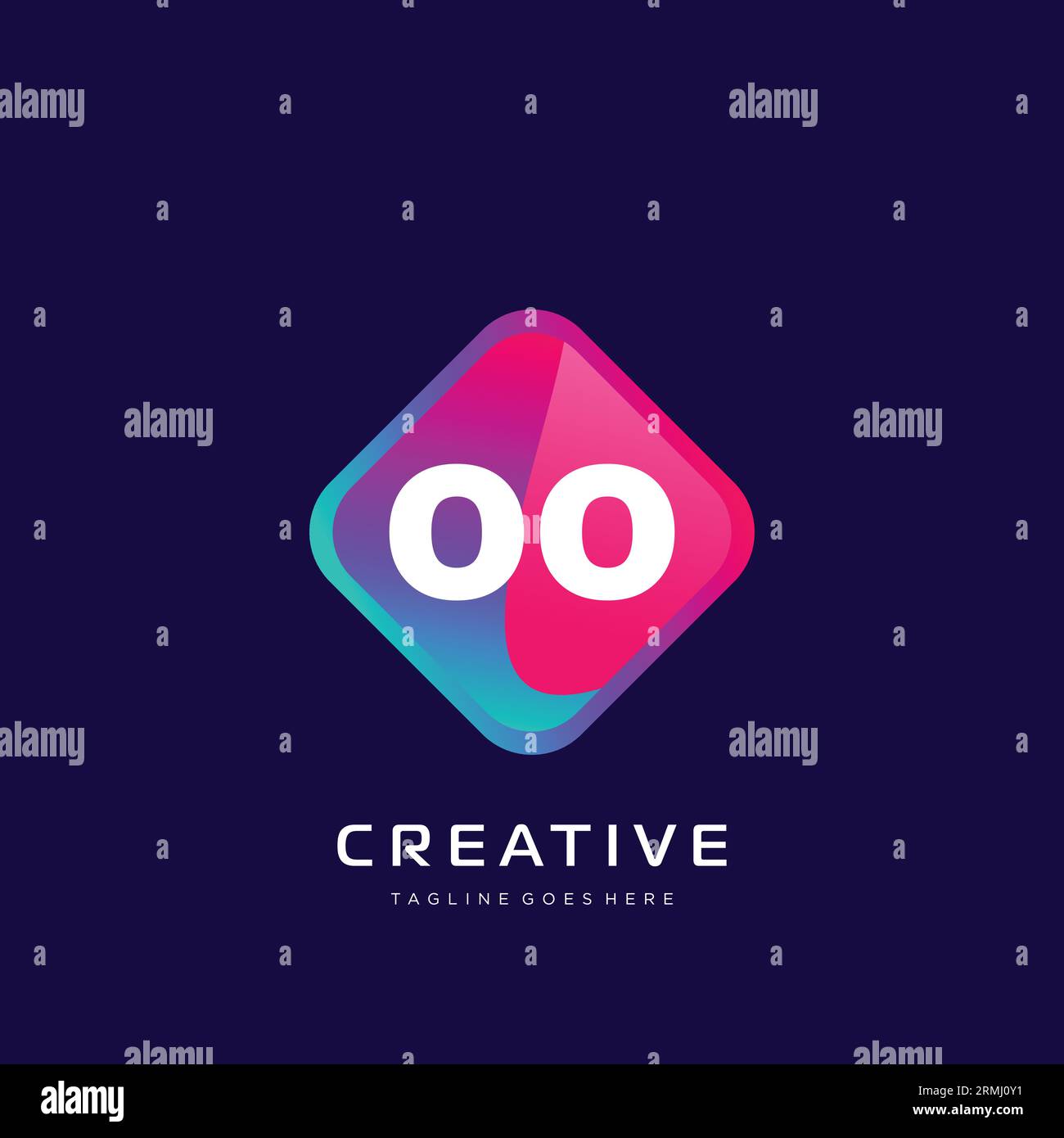 initial logo With Colorful template vector. Stock Vector