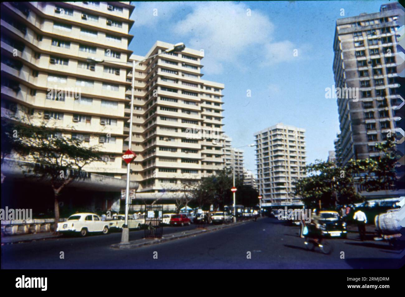 Nariman Point, Business District of Bombay, Tall Buildings, India Stock