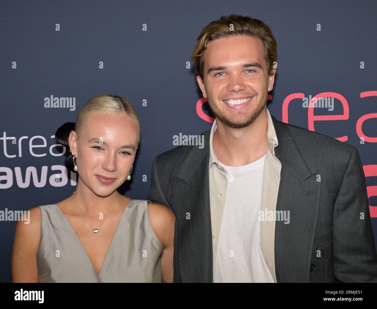 August 27, 2023, Century City, California, United States Mallory Morris and Jack Cook attend