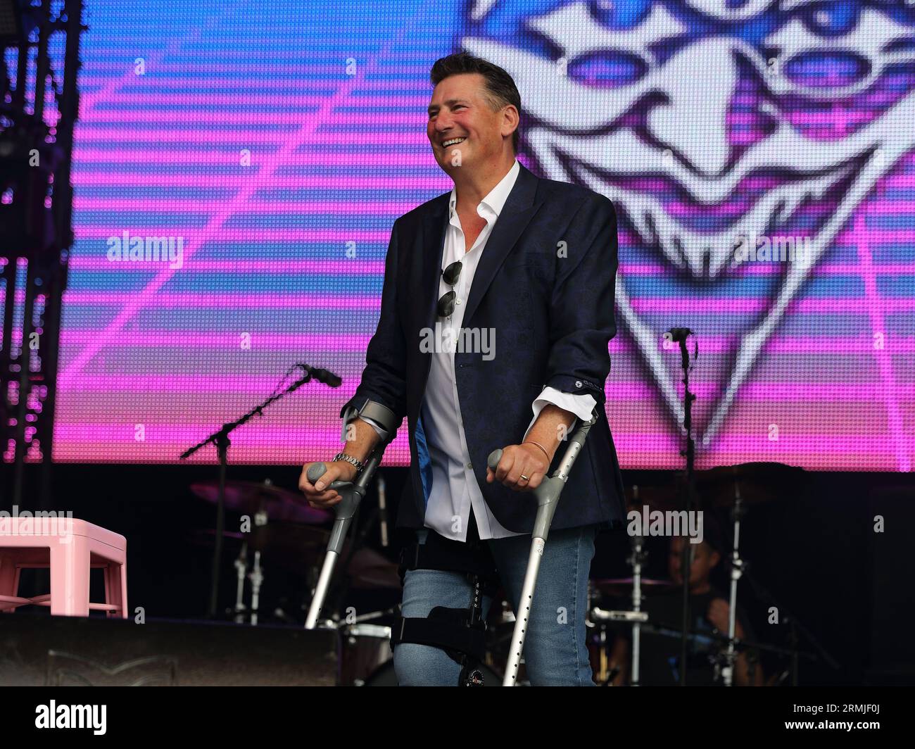 HenleyonThames, United Kingdom. 20th Aug, 2023. Tony Hadley at the