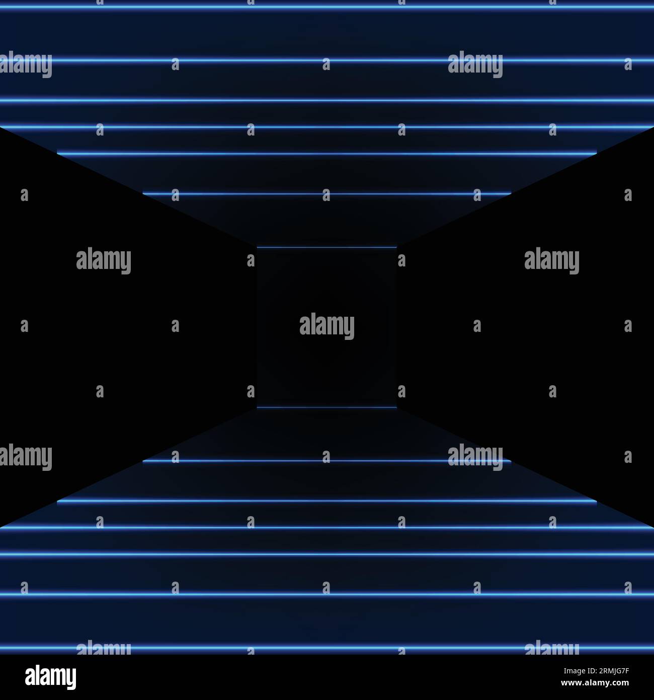 Blue neon laser lines abstract tech background. Vector design Stock ...