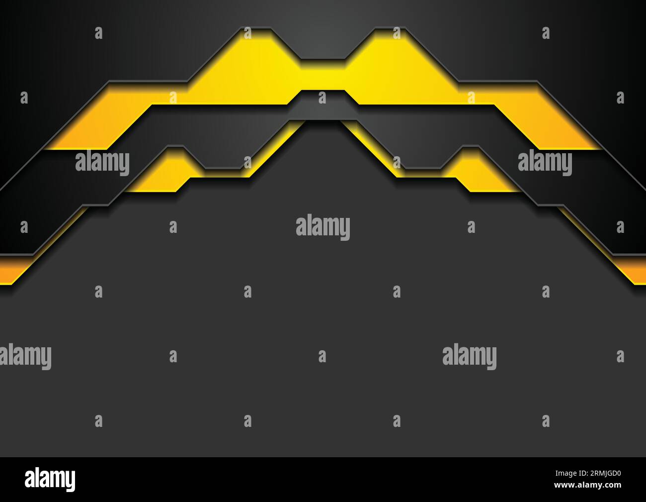 Abstract black and orange corporate hi-tech background. Vector modern ...