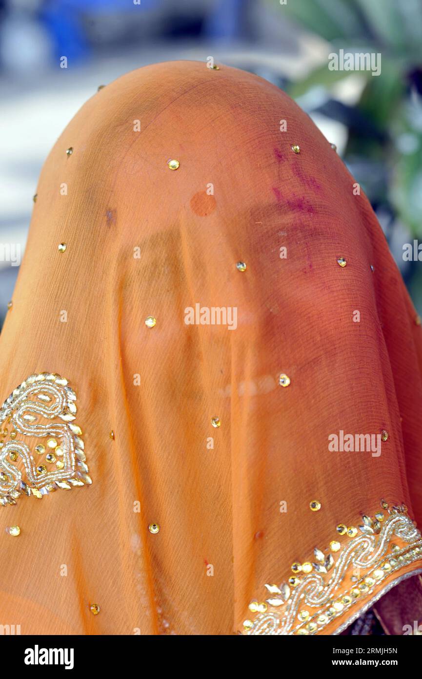 INDIA. MAHARASHTRA. MUMBAI. (BOMBAY) HINDU WOMAN VEILED Stock Photo - Alamy